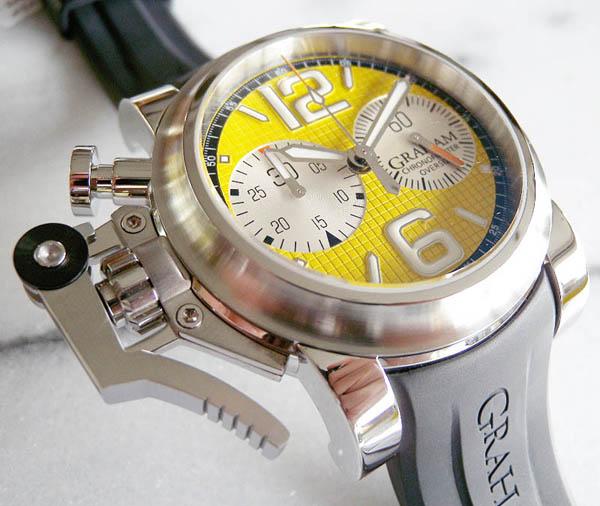 グラハム クロノファイター オーバーサイズ レンジャーイエロー GRAHAM CHRONOFIGHTER 2OVAS.Y01A.K10B